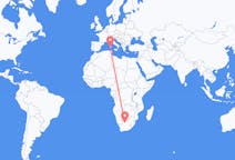 Flyreiser fra Dingleton, Sør-Afrika til Cagliari, Italia