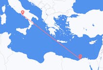 アレクサンドリアからナポリ行きのフライト