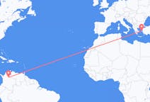 Flyrejser fra Bucaramanga, Colombia til Chios, Grækenland