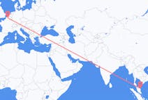 Flyrejser fra Kuala Terengganu, Malaysia til Lille, Frankrig