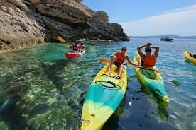 Excursion guidée en kayak calanques