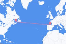 Flyg från Les Îles-de-la-Madeleine, Quebec, Kanada till Santander, Spanien