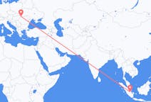 Flyreiser fra Jambi City, Indonesia til Satu Mare, Romania