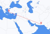 出发地 巴基斯坦土爾巴特目的地 希腊萨摩斯的航班