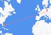 Flyreiser fra Freeport, Bahamas til Pardubice, Tsjekkia