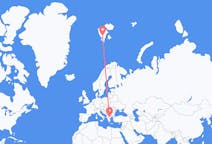 Flights from Thessaloniki to Svalbard