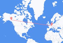 Flyrejser fra Whitehorse, Canada til Karlsruhe, Tyskland