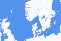 Flyreiser fra Hamburg, Tyskland til Florø, Norge