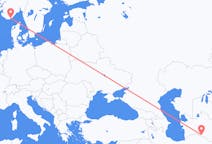 Flights from Ashgabat to Kristiansand