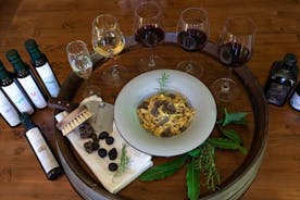 Dégustation privée de vins et d'huiles Evo avec repas aux truffes