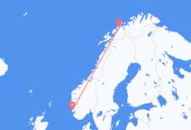 Flyg från Haugesund, Norge till Tromsö, Norge