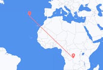 Flyrejser fra Kananga, Den Demokratiske Republik Congo til Santa Maria, Portugal
