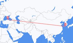 出发地 韩国济州市目的地 土耳其锡诺普的航班