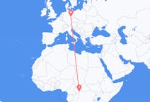 Flyreiser fra Bangui, til Leipzig