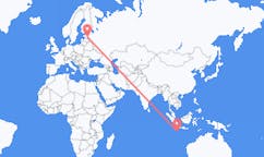 Flyrejser fra Shire of Christmas Island til Tartu