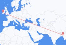Flyrejser fra Aijal, Indien til Shannon, Irland