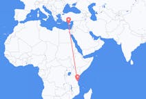 Flyrejser fra Dar es-Salaam til Pafos