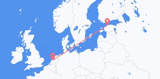 Flyg från Estland till Nederländerna