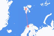 Flyreiser fra Kiruna, til Svalbard