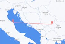 Flyrejser fra Ancona, Italien til byen Niš, Serbien