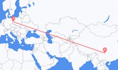 Flyreiser fra Luzhou, Kina til Zielona Góra, Polen