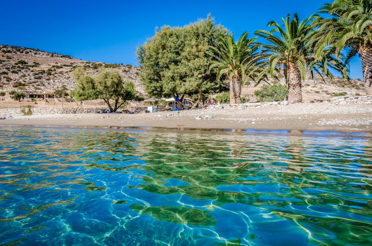 Photo of emerald beaches of Naxos, Greece.
