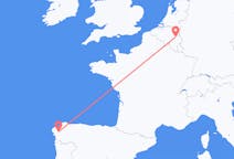 Flüge aus Santiago De Compostela, Spanien nach Lüttich, Belgien