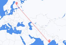 Flyrejser fra Visakhapatnam, Indien til Kuopio, Finland
