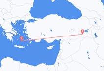 Flyreiser fra Siirt, Tyrkia til Santorini, Hellas