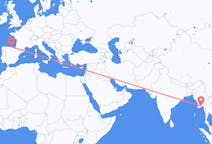 Flyrejser fra Rangoon til Santander