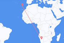 Flyg från Windhoek, Namibia till Porto Santo, Portugal