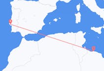 Lennot Tripolista Lissaboniin