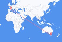 Flyreiser fra City of Launceston, Australia til Carcassonne, Frankrike