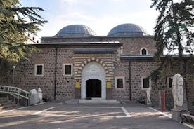 View of Ankara castle and general view of old town.