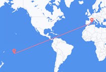 Flyrejser fra Rarotonga til Mahon
