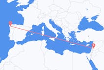 Vuelos de Damasco hacia Santiago De Compostela