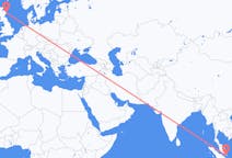Flyreiser fra Johor Bahru, til Aberdeen