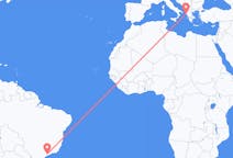 Flyrejser fra São Paulo til Korfu