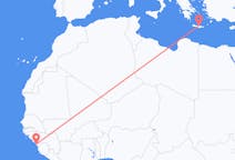 Flights from Conakry to Heraklion