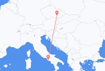 出发地 捷克布尔诺目的地 意大利那不勒斯的航班