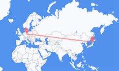 Flyreiser fra Odate, Japan til Leipzig, Tyskland