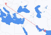 Flyreiser fra Muscat, til Graz