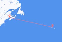 Flyg från Saint John, Amerikanska Jungfruöarna till Terceira