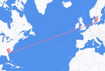 Flyrejser fra Savannah til København