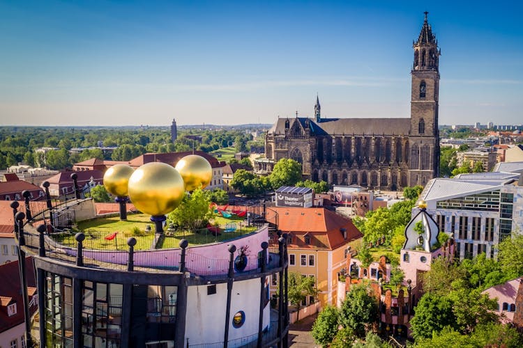 photo of view of Magdeburg, Germany.