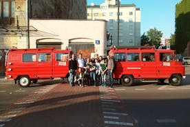 Tour Privado: Sightseeing da cidade de Varsóvia por microônibus retrô