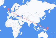 Flyrejser fra Rabaul til Inverness