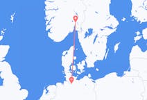 Flyrejser fra Hamborg til Oslo