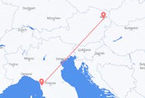 Flyreiser fra Pisa, til Vienna