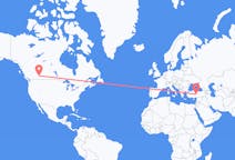 Flyreiser fra Calgary, til Kayseri